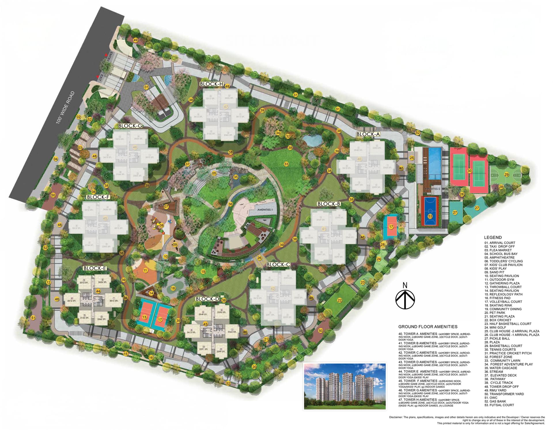Complete Master Plan Layout - Phase 1