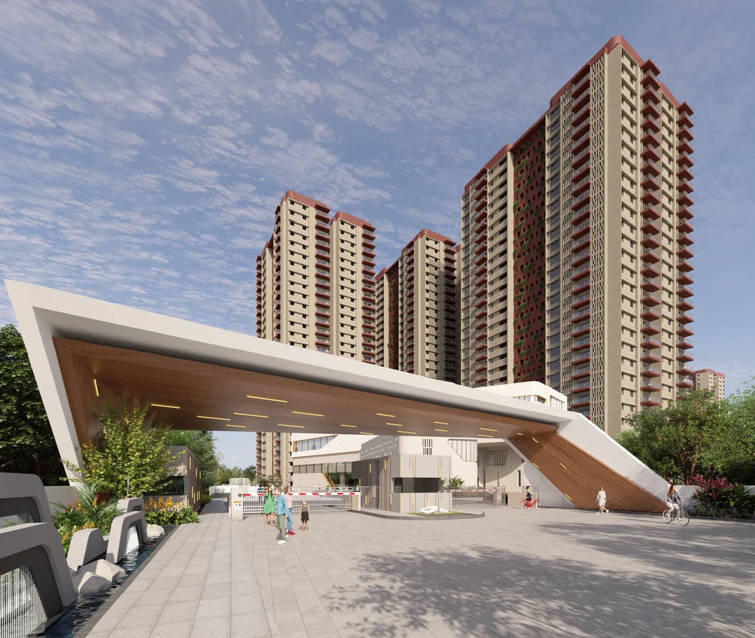 Aparna Greenscapes towers in Kompally, Hyderabad
