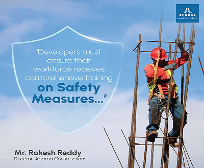 Our Director Mr. Rakesh Reddy elucidates the measures to enhance safety innovations in construction practices!